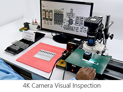 4K camera visual inspection