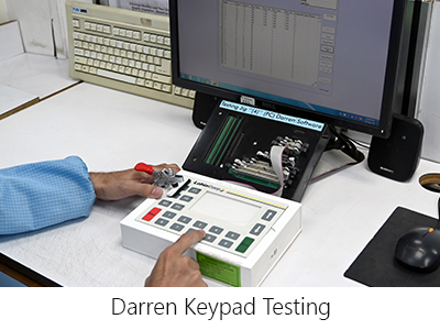 Keypad functional testing